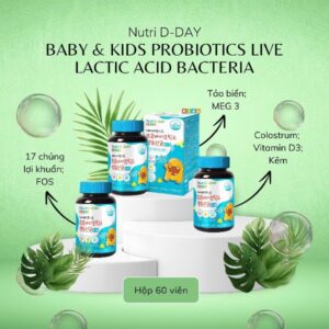nutri d-day baby kids & probiotics live lactic acid bacteria