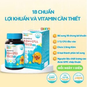 nutri d-day baby kids & probiotics live lactic acid bacteria 60g