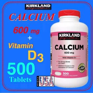 Kirkland Signature Calcium 600mg + D3 & 500 viên