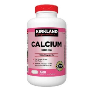 Kirkland Signature Calcium 600mg + D3 &500 viên