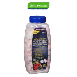 Viên nhai Kirkland Signature Ultra Strength Antacid Calcium 1000mg