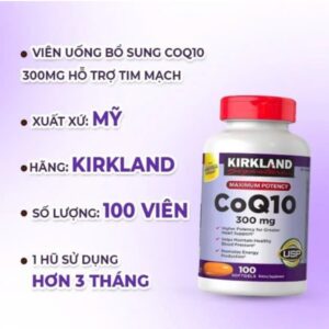 Viên uống CoQ10 Kirkland Signature & 300mg