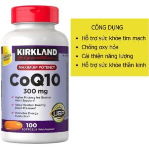 Viên uống CoQ10 Kirkland Signature - 300mg