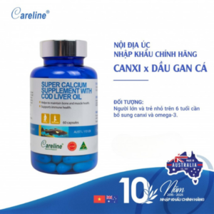 Super Calcium Supplement With Cod Liver Oil 1000mg