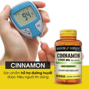 Vien uong Mason Natural Cinnamon 1000mg