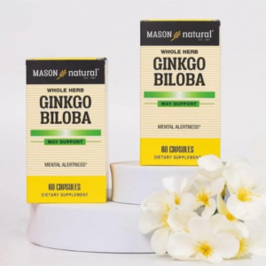 Mason Natural Ginkgo Biloba ho tro tang cuong suc khoe nao bo