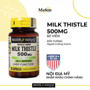 Mason Natural Milk Thistle 500mg