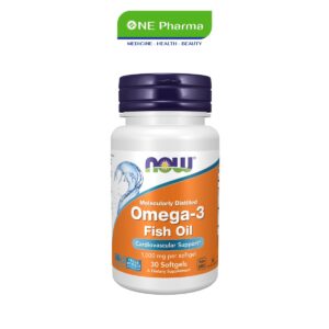 Omega-3 Fish Oil, Molecularly Distilled Softgels