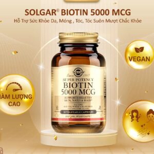 Biotin ham luong5000mcg