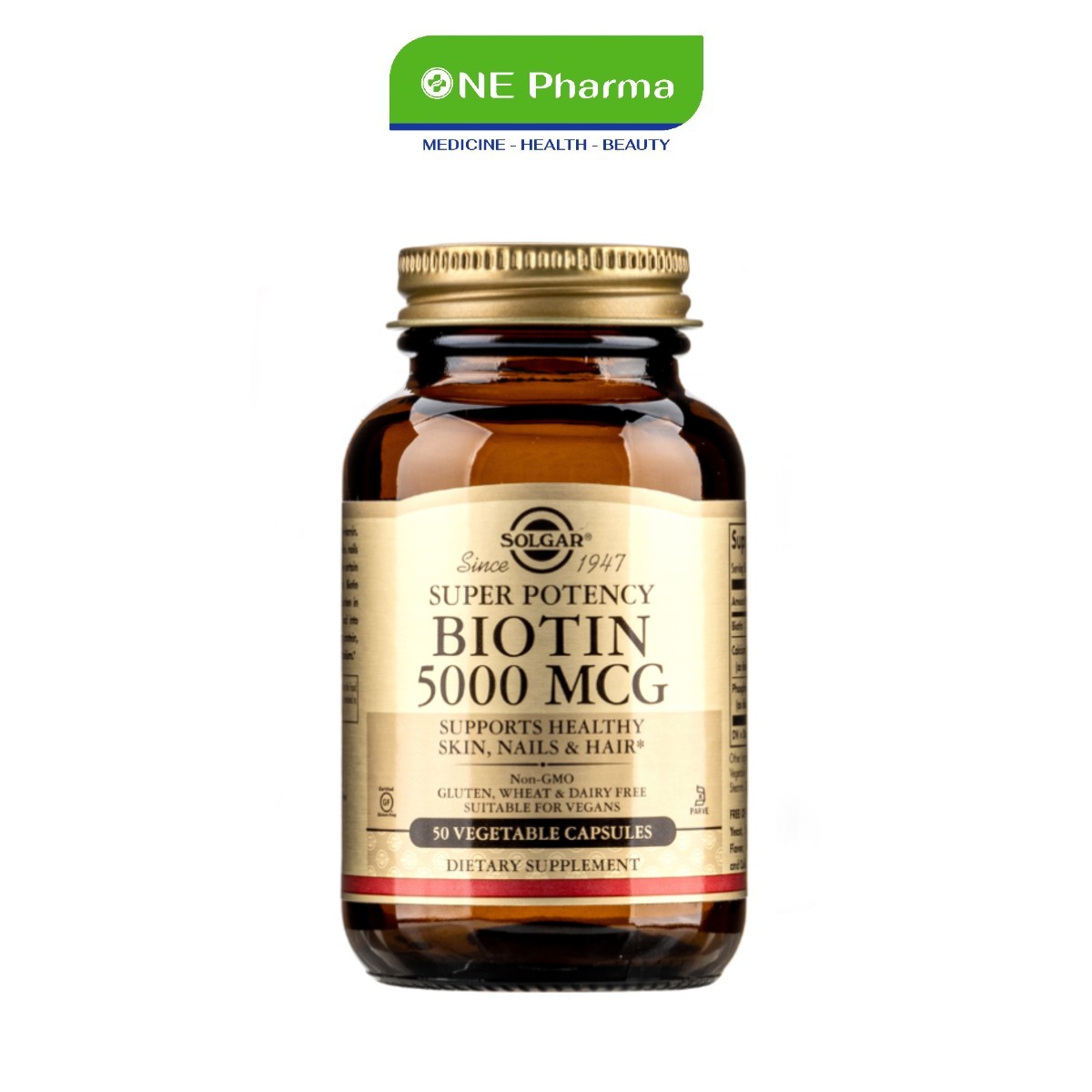 SOLGAR Biotin 5000mcg