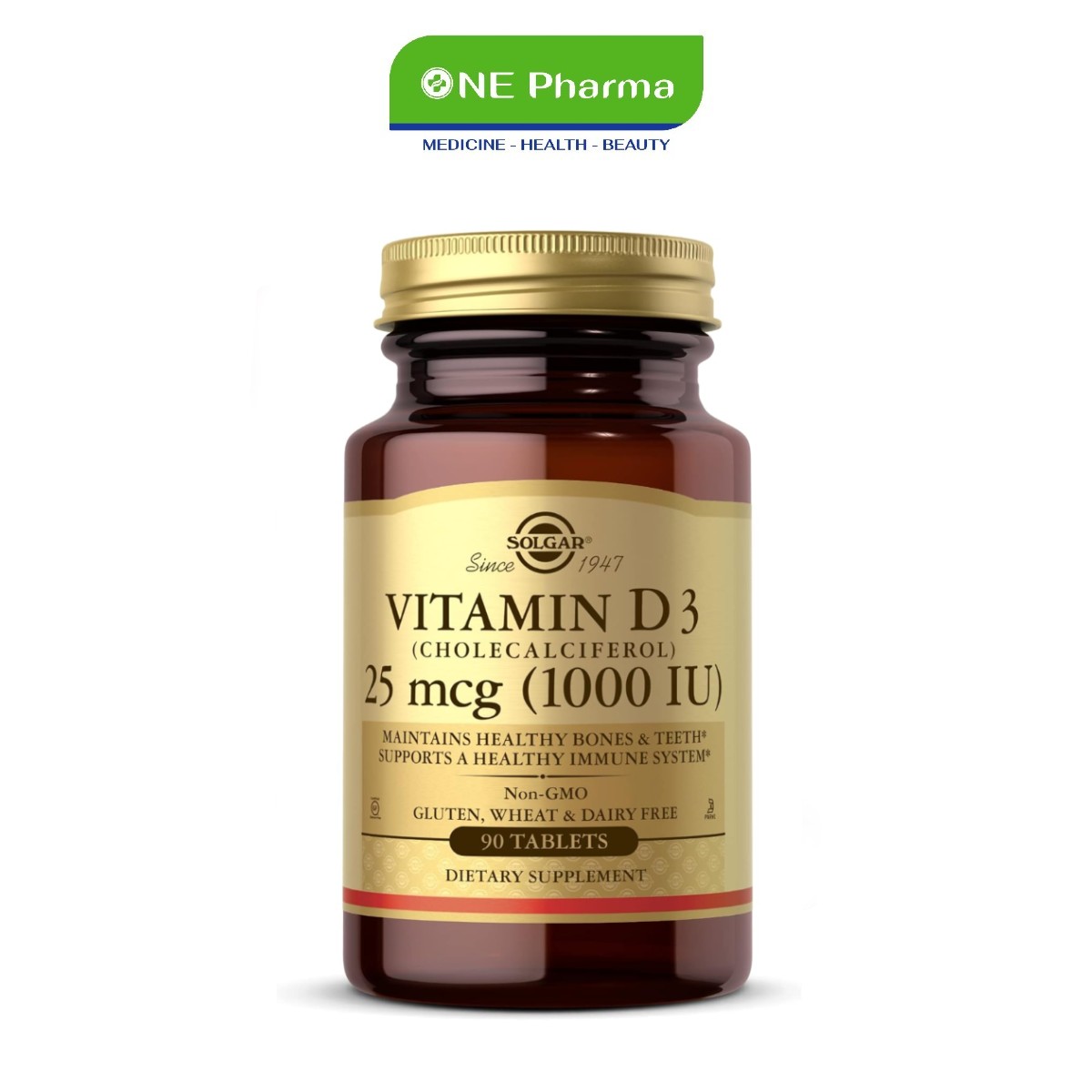 Solgar Vitamin D3 (Cholecalciferol) 25 mcg