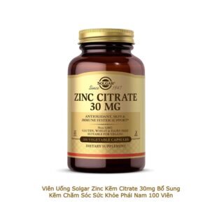 Solgar Zinc Citrate 30mg