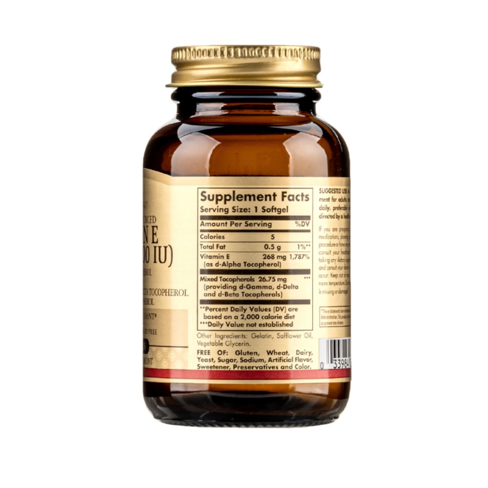 Vitamin E SOLGAR thanh phan chinh hang