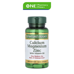 Nature’s Bounty Calcium Magnesium Zinc With D3 1