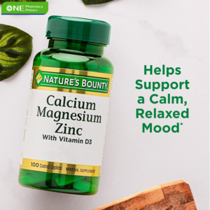 Nature’s Bounty Calcium Magnesium Zinc With D3 2