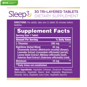 Nature’s Bounty Sleep3 Melatonin 10mg 3