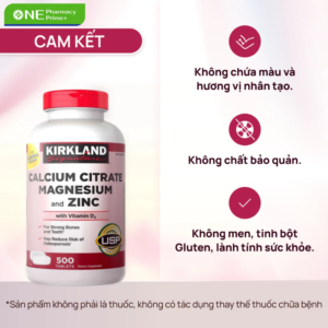 Kirkland Signature Calcium Citrate Magnesium & Zinc4