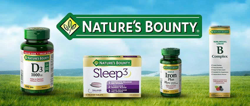 nature's bounty banner