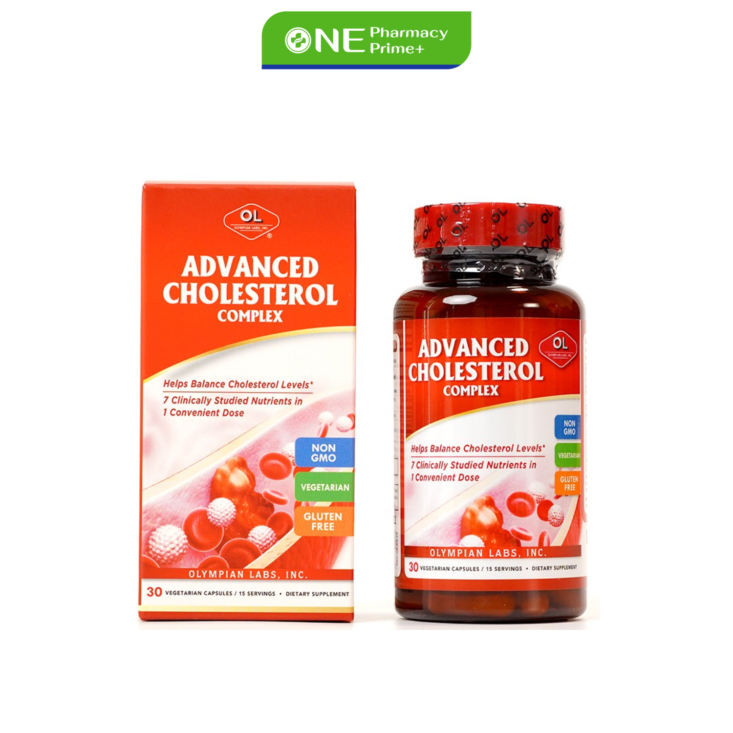 Viên Uống Olympian Labs Advanced Cholesterol Complex Hỗ Trợ Cân Bằng Cholesterol – 30 Viên