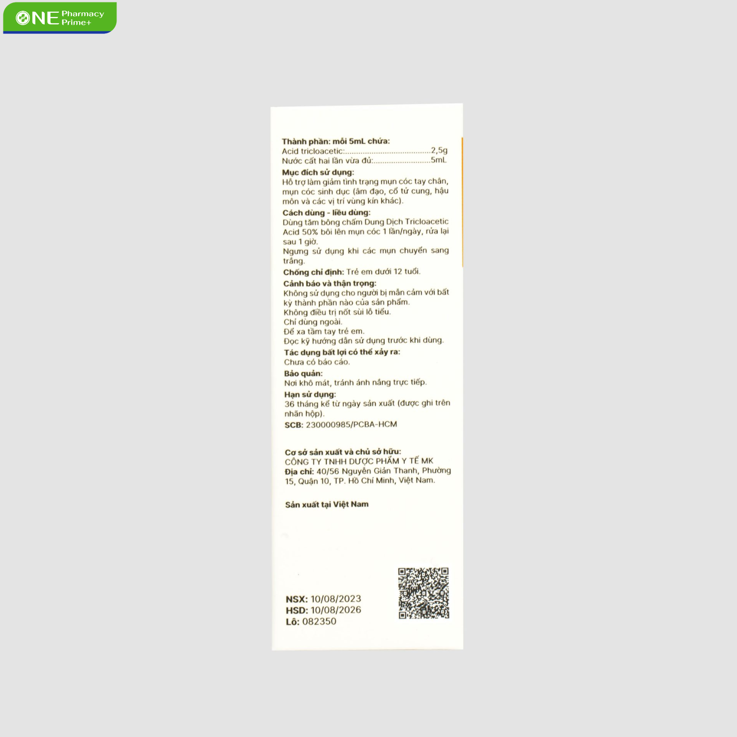 MK Pharma Tricloacetic Acid 50% Solution5