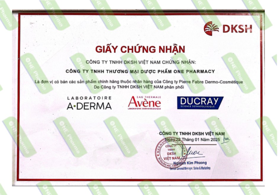chung nhan a-derma