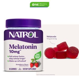 Natrol Gummies Melatonin 10mg chinh hang