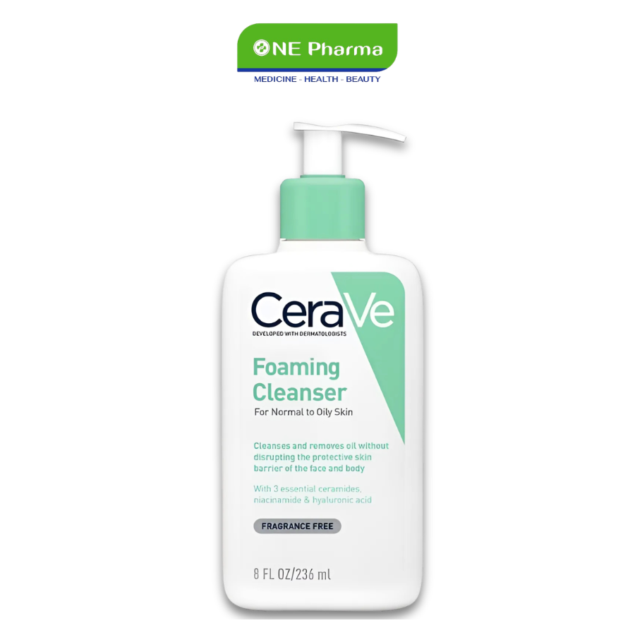 Sua rua mat Cerave Foaming Cleanser 236ml
