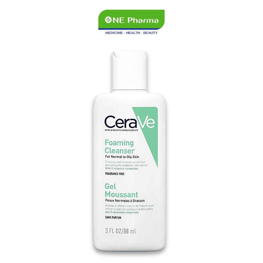 Sua rua mat Cerave Foaming Cleanser 88ml