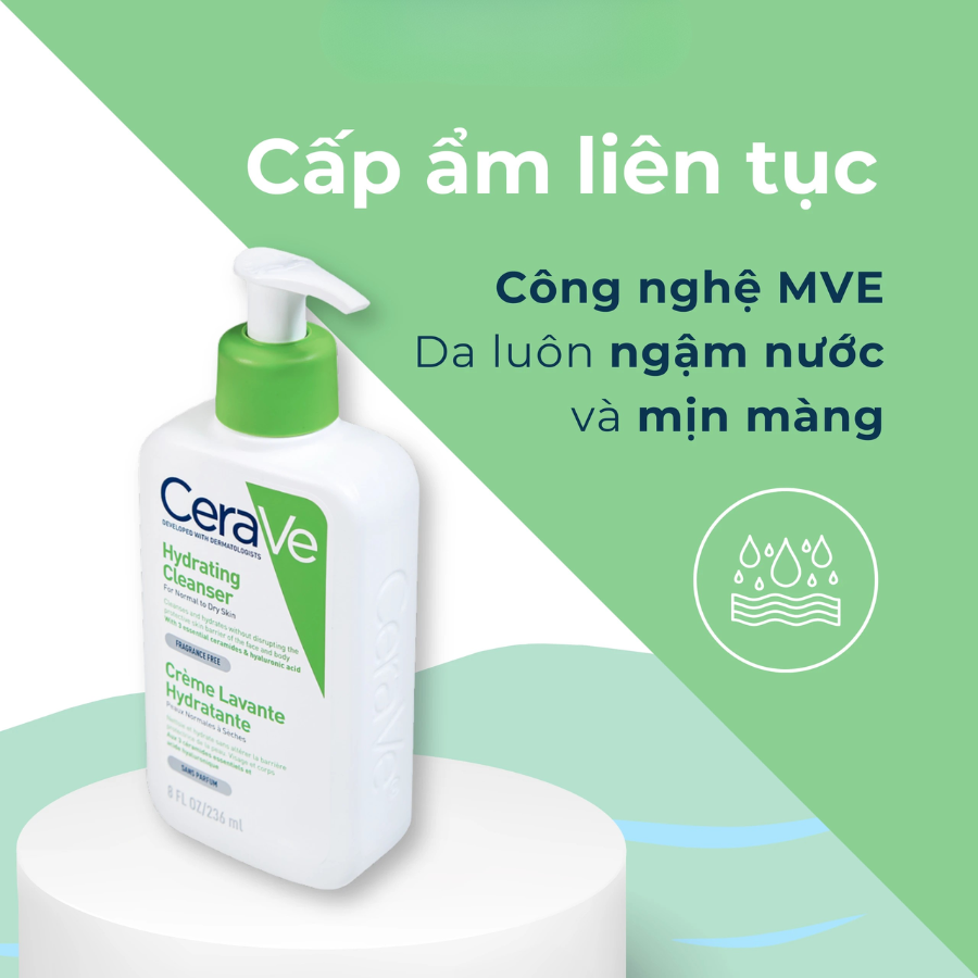 cong dung sua rua mat cerave hydrating facial cleanser