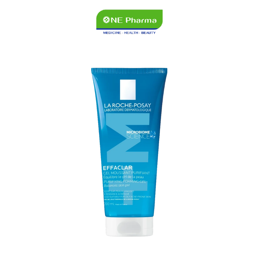 Gel Rửa Mặt La Roche-Posay Effaclar Purifying Foaming Làm Sạch Cho Da Dầu Mụn – 200ml