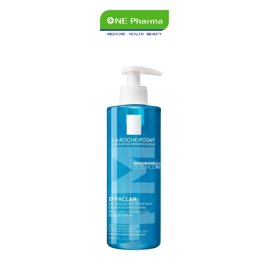 Gel Rửa Mặt La Roche-Posay Effaclar Purifying Foaming Làm Sạch Cho Da Dầu Mụn – 400ml