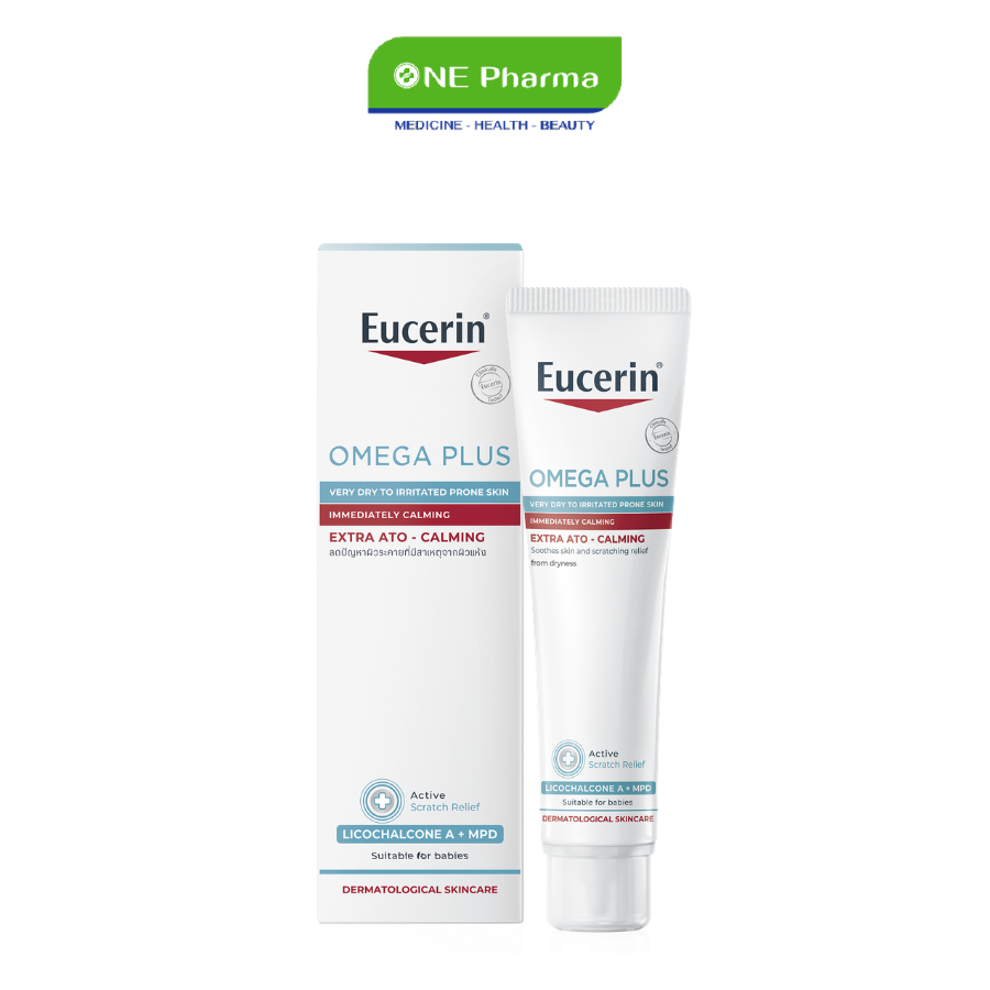Kem Dưỡng Eucerin Omega Plus Extra Ato-Calming Hỗ Trợ Làm Dịu Da Kích Ứng – 40ml